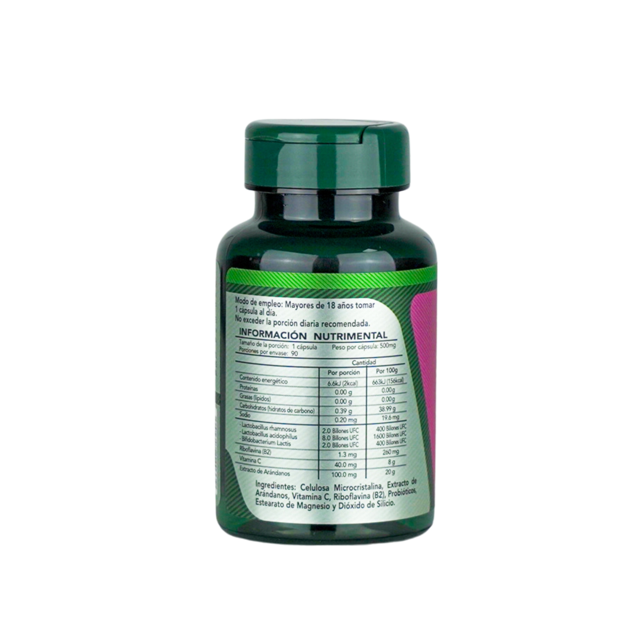 Herbalia Lab Probióticos para Mujer con Extracto de Arándano y Vitamina C | 12 Billones de UFC - 90 Cápsulas