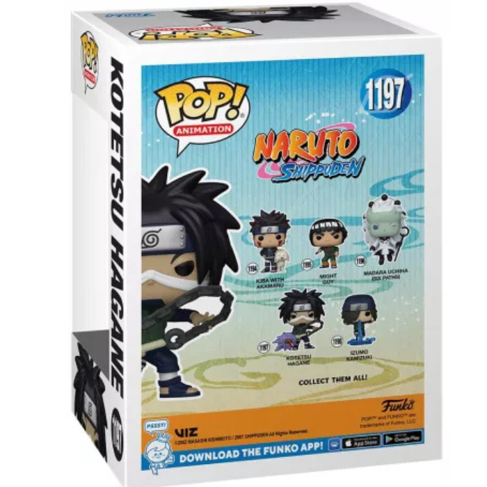 FUNKO POP! ANIME: Naruto - Kotetsu Hagane with Weapon #1197
