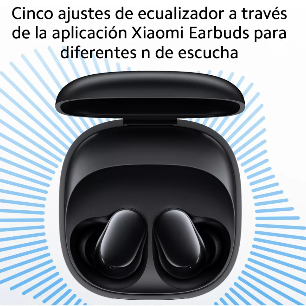 Audífonos Xiaomi redmi buds 6 play bluetooth. 36 horas de autonomía, largo alcance. Color: Negro.