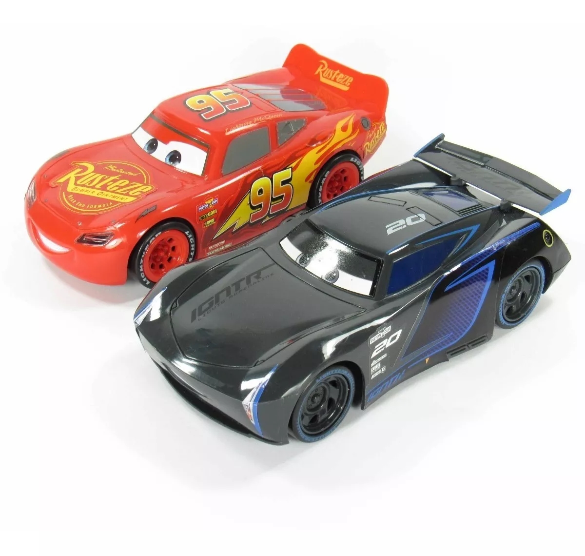 Paquete 2 Carro Friccion Cars Rayo McQueen Y Jackson Juguete T363453