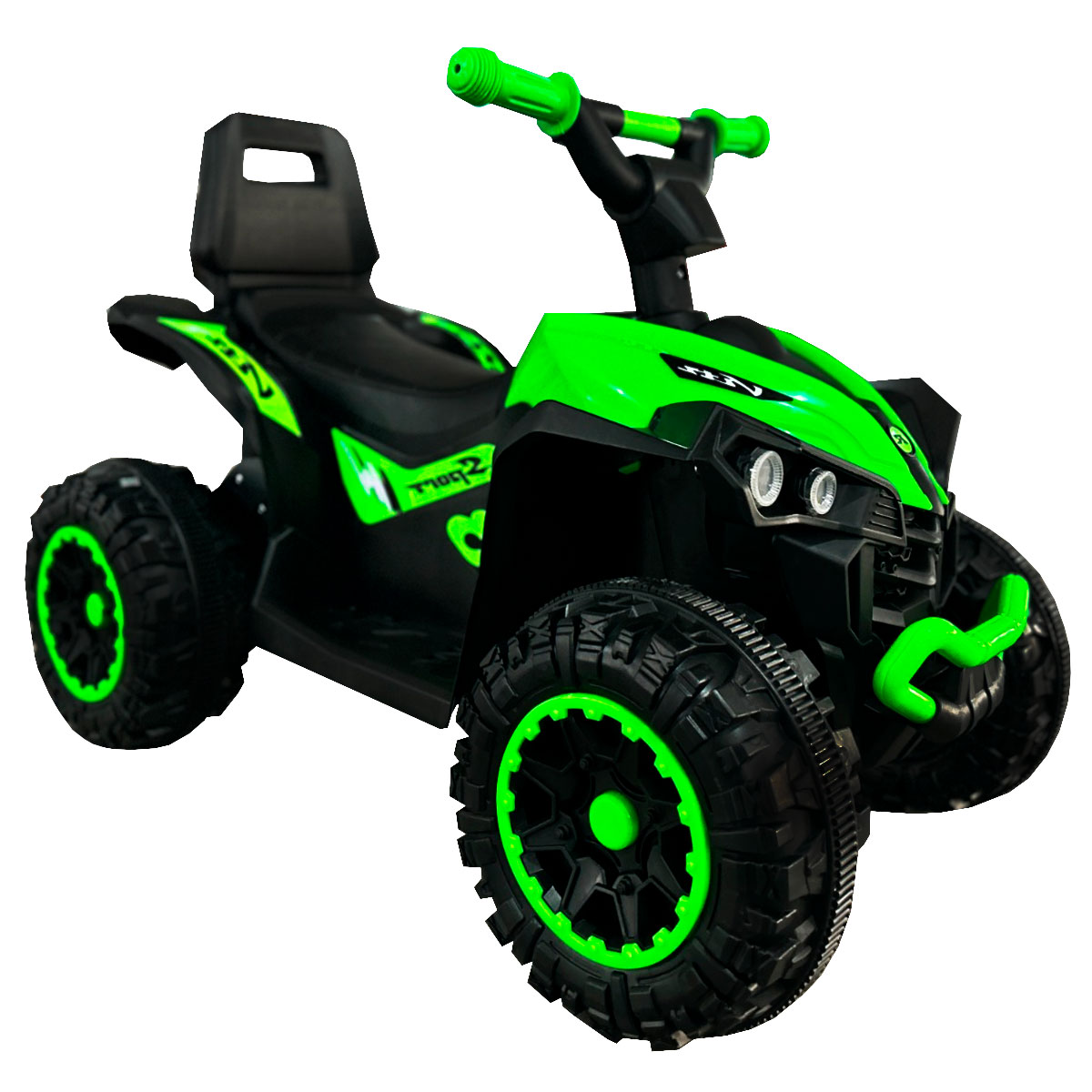 Cuatrimoto Montable Electrica para Niños 6V Le Monde 925A Verde
