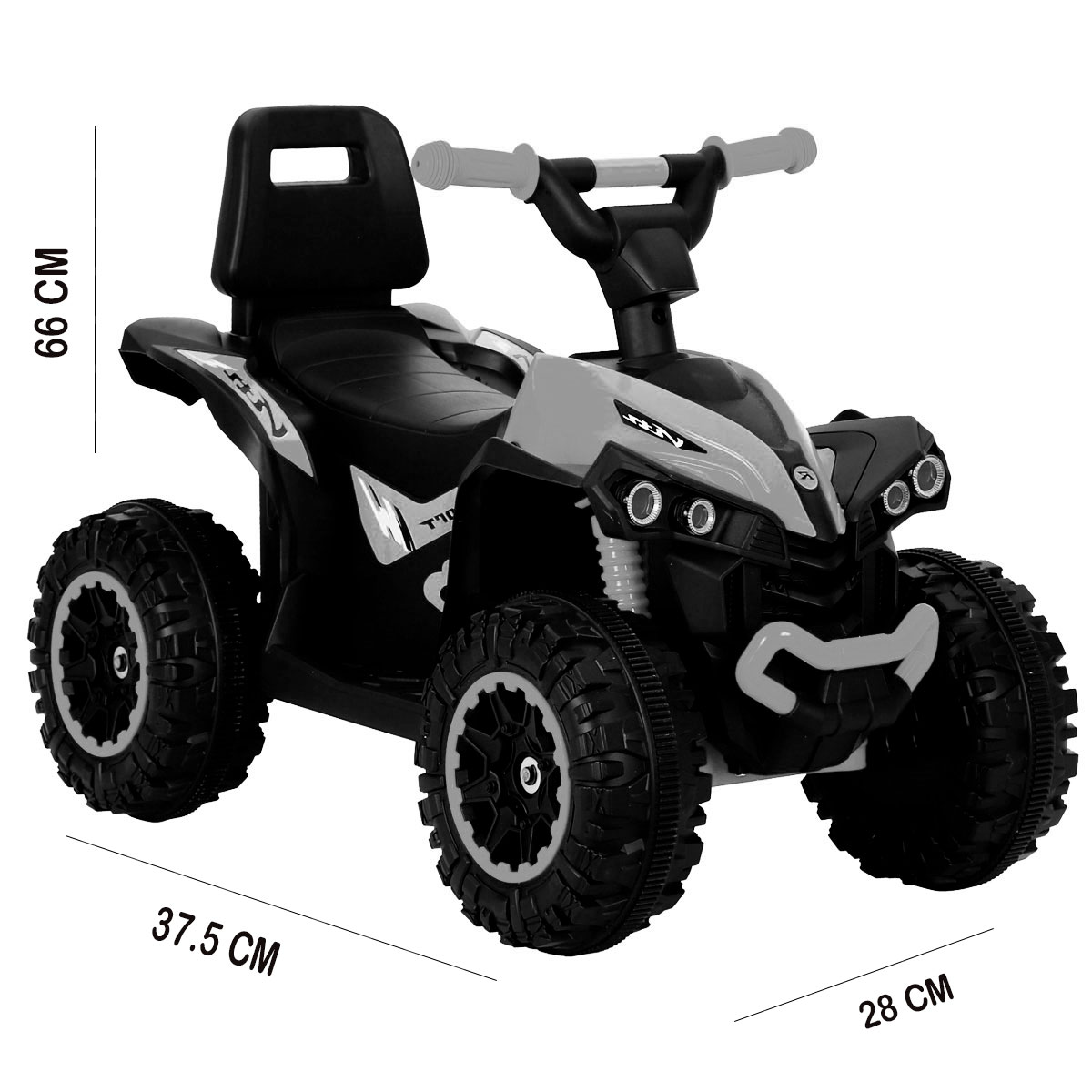 Cuatrimoto Montable Electrica para Niños 6V Le Monde 925A Verde