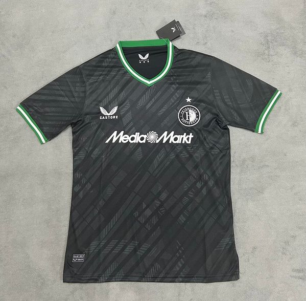 Nuevo! Jersey Feyenoord Holanda 2024/2025 Visita Negro Santi Gimenez Champions Talla L