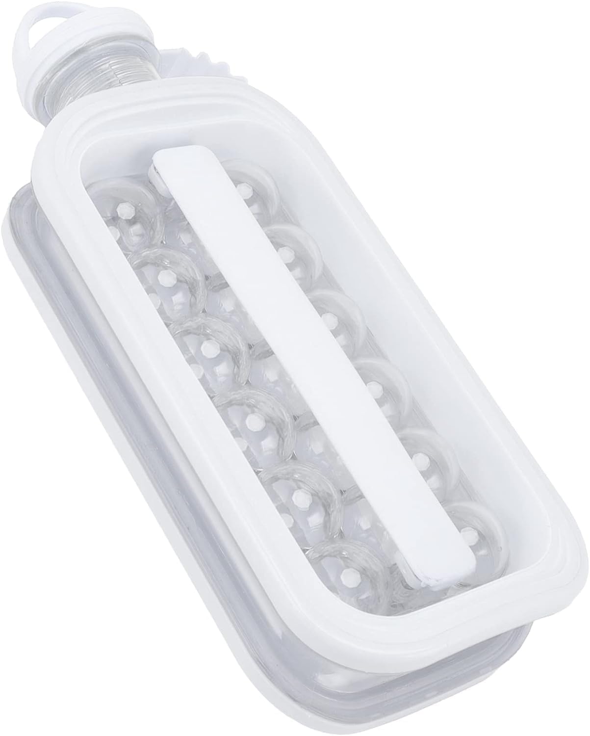 Botella Portátil para Hacer Hielo 2 en 1, Recipiente para hielos, Botella para Gimnasio, Multifuncional para el Hogar