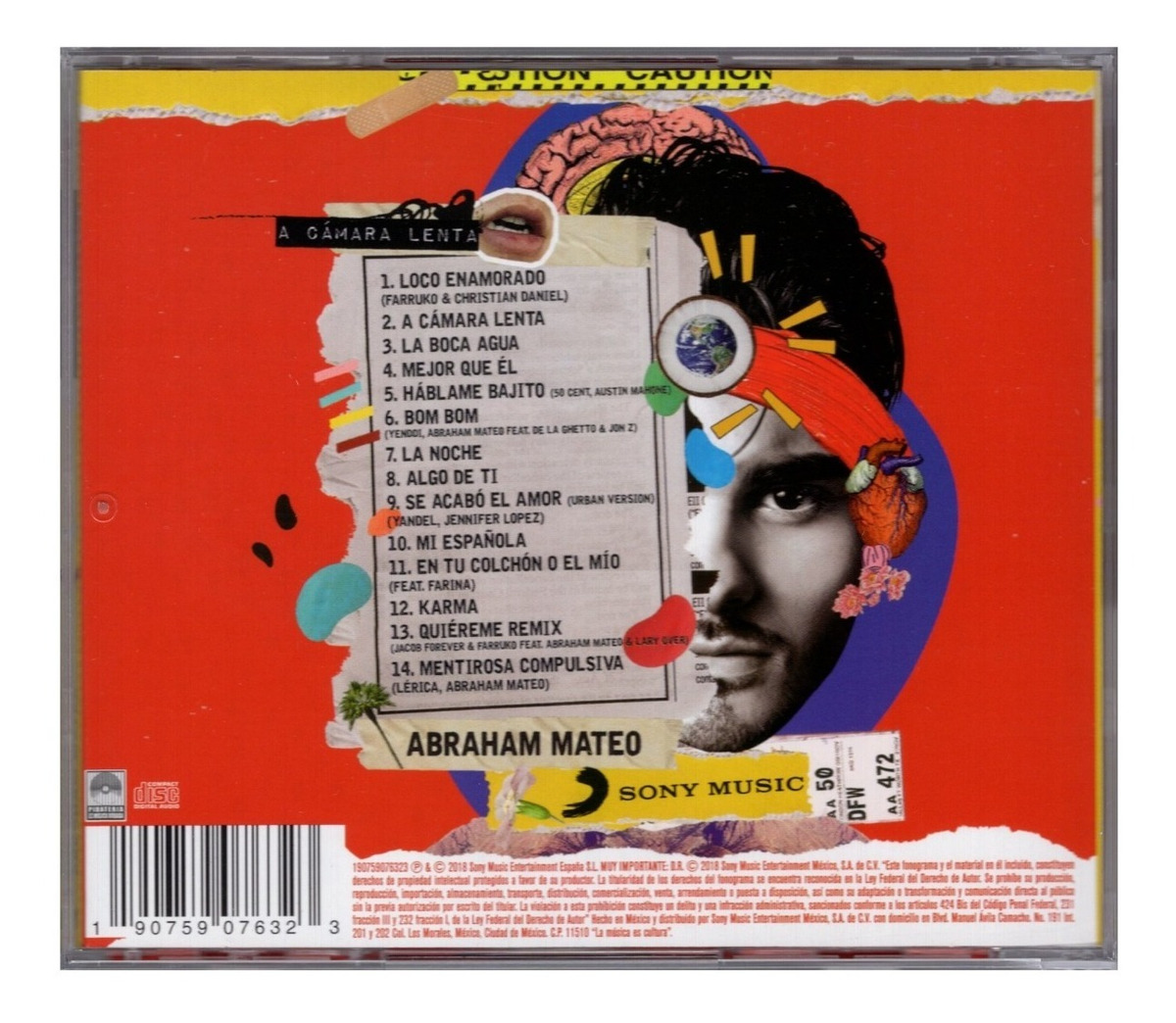 Abraham Mateo - A Camara Lenta - Disco Cd