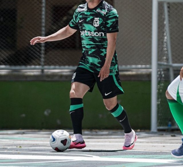 Nuevo! Jersey Atletico Nacional 2024/2025 Colombia Medellin Visita Negro  Talla L