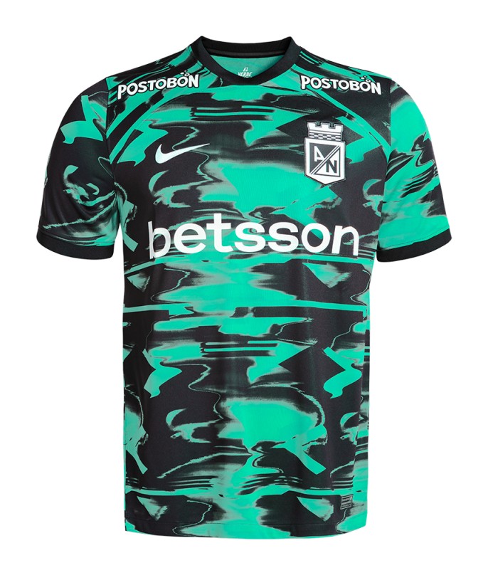 Nuevo! Jersey Atletico Nacional 2024/2025 Colombia Medellin Visita Negro  Talla L