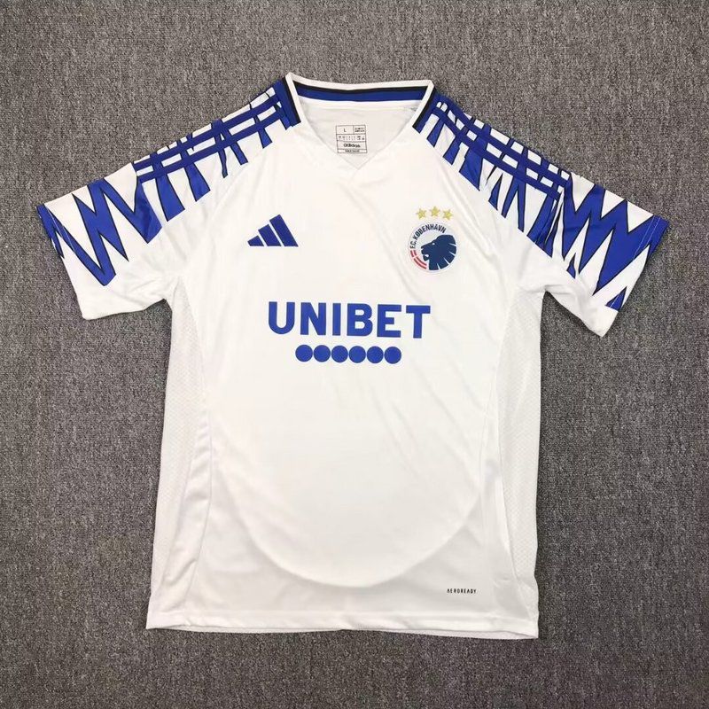 Nuevo! Jersey Copenhague Dinamarca 2024/2025 Titular Local Blanco Talla XL.