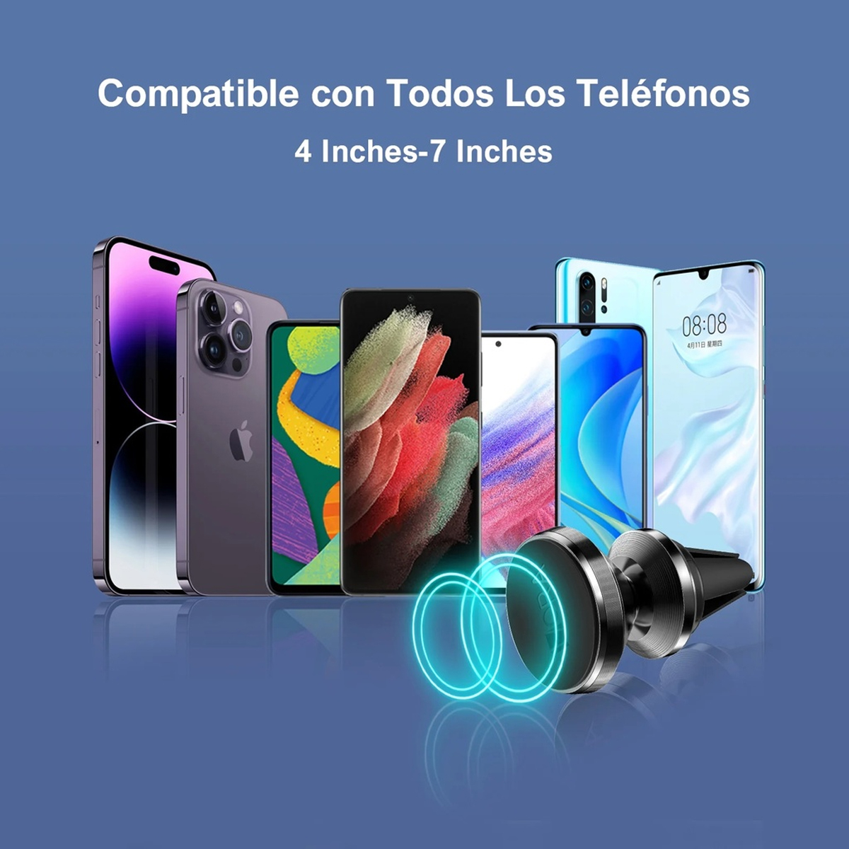 Soporte Para Celular Holder Magnetico Automovil Ios Android