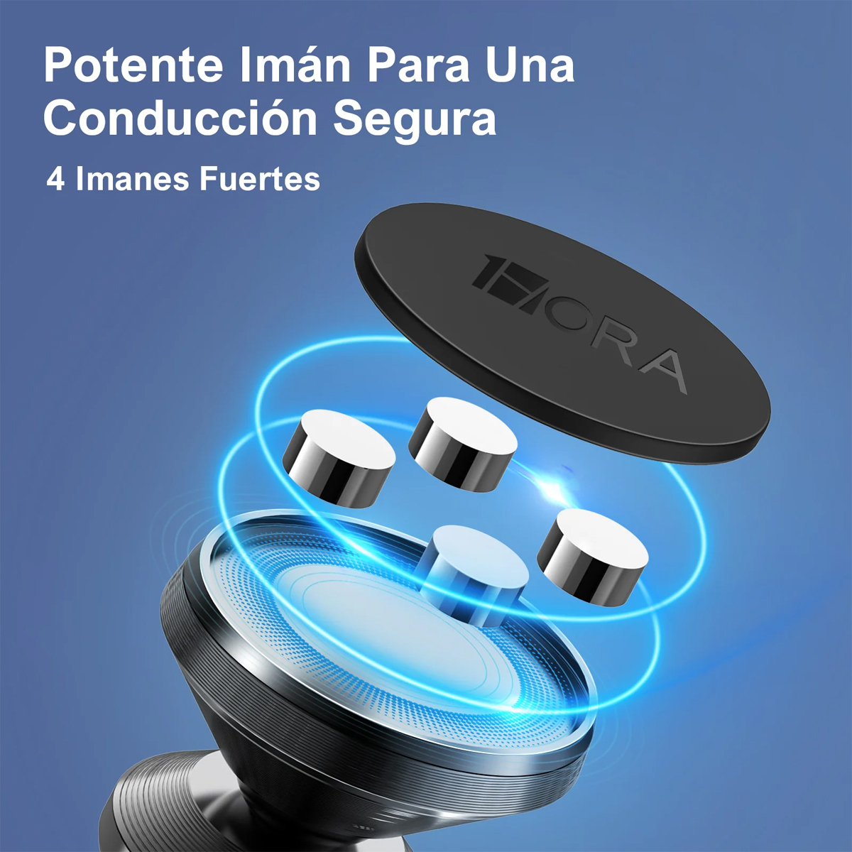 Soporte Para Celular Holder Magnetico Automovil Ios Android
