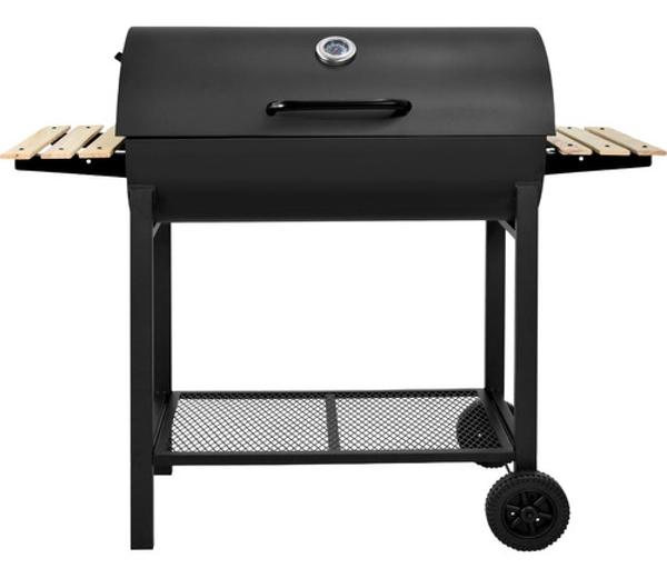Asador Carbon Ruedas Termometro Jardin Parrilla Carne