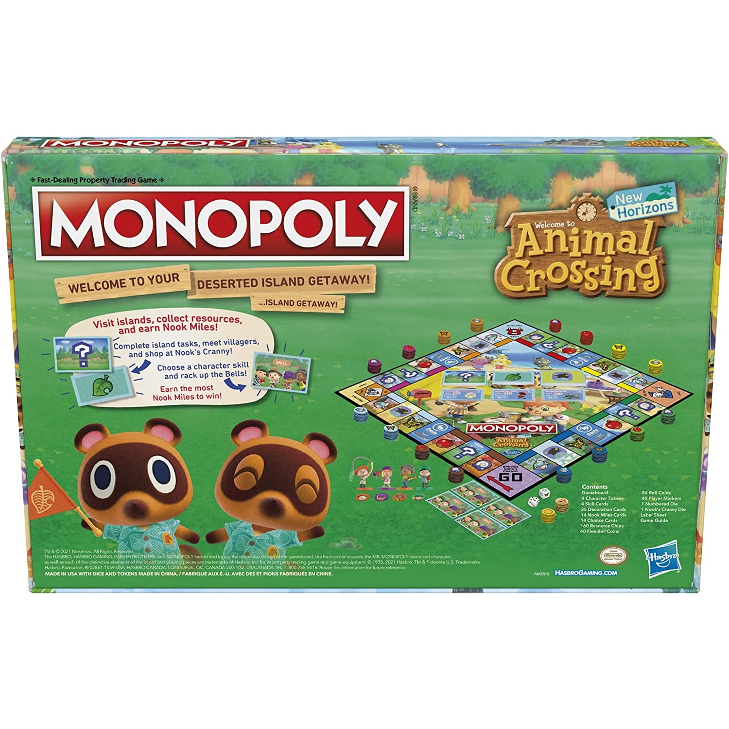 Monopoly Animal Crossing New Horizons Español Hasbro F1661