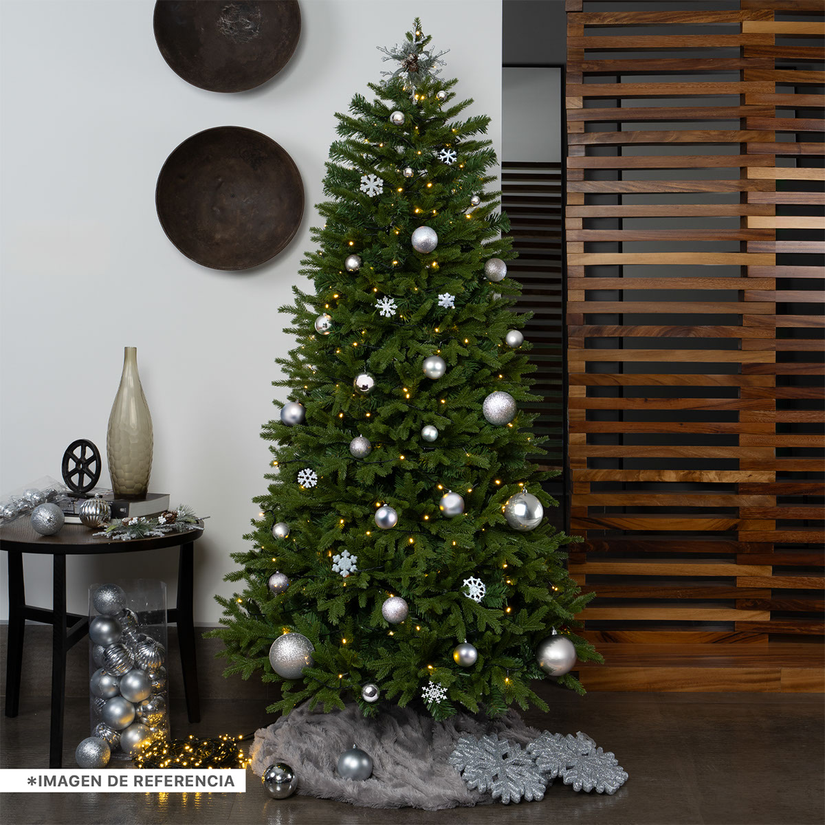 Árbol de Navidad Pino Navideño de 2.5m 1750 Ramas - Verde olivo para ESQUIMAL.