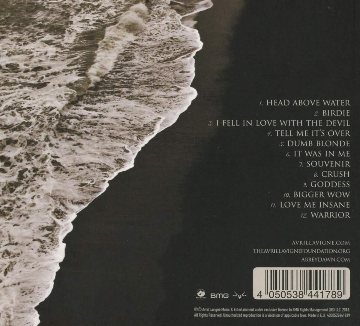 Avril Lavigne - Head Above Water - Disco Cd