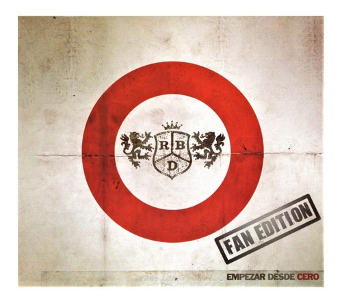 Rbd - Empezar Desde Cero / Edicion Fan Disco Cd + Dvd
