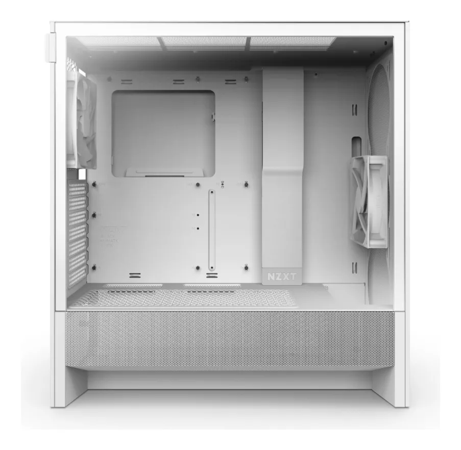 GABINETE NZXT H5 FLOW EDITION BLANCA ATX S/FUENTE CRISTAL TEMPLADO