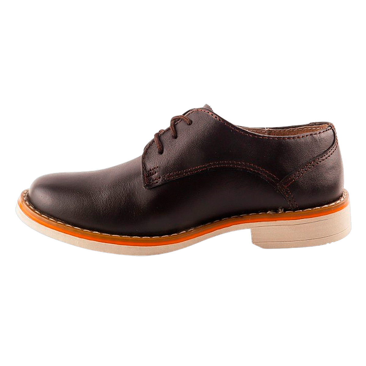 Zapatos Niño Juvenil 100% Piel Casual Cómodos Cafés 5000-cc.