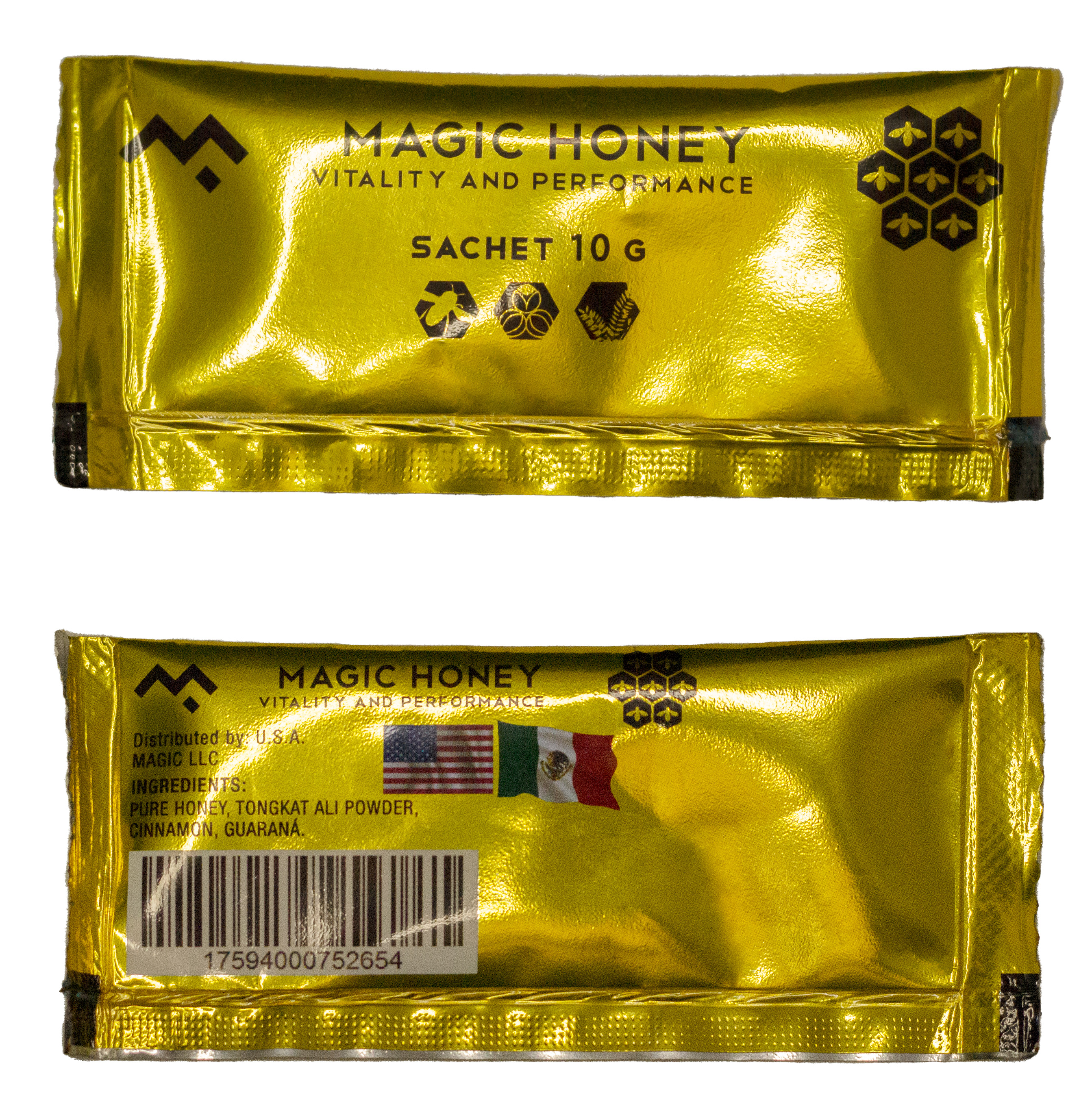 Magic Honey Miel Vip Original Organica DUO 3 Sachet + 12 Magic Delay