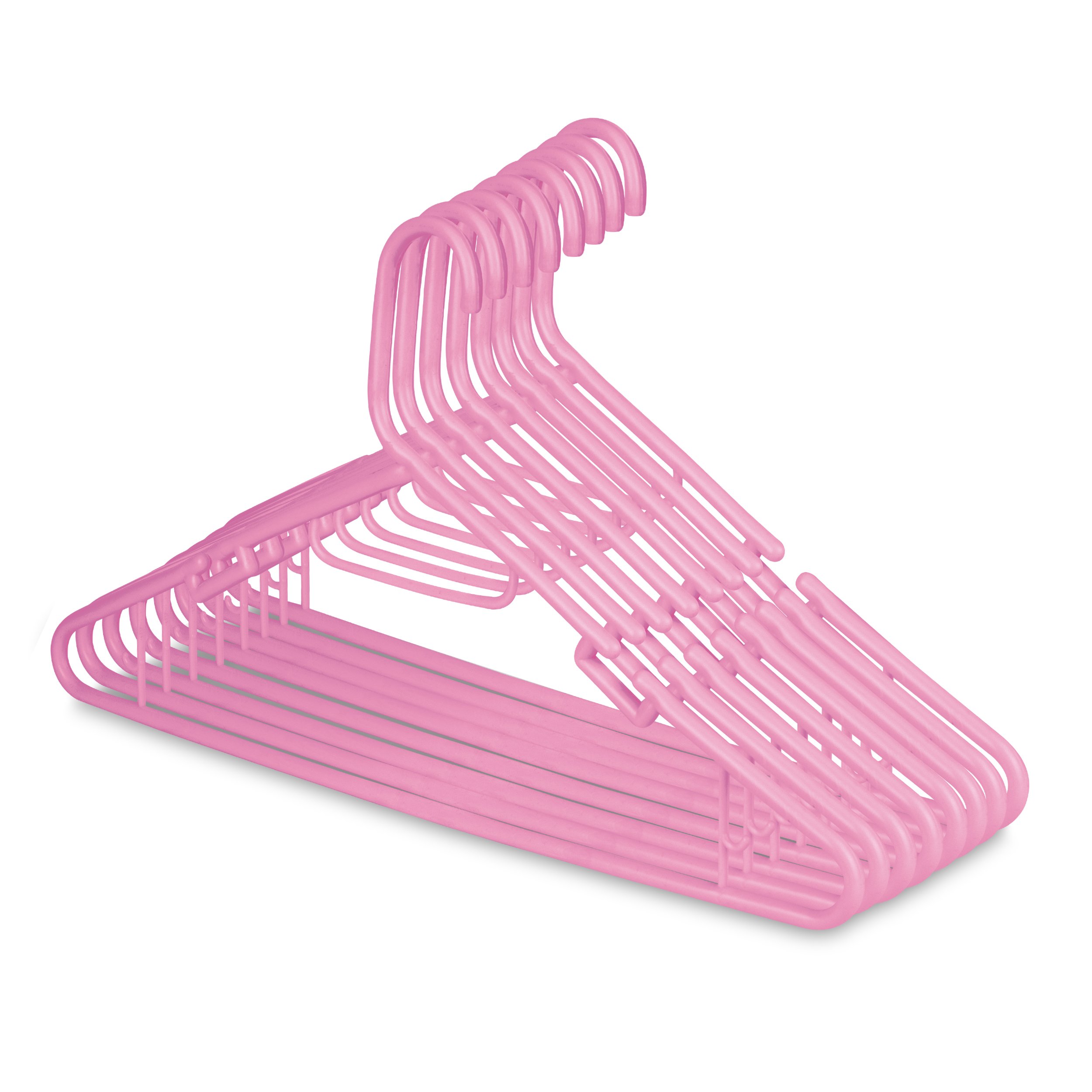 Ganchos para Ropa de Niños | Ganchos  para Colgar Ropa de Niño, Niña y Bebé | Gruesos y Duraderos | Paquete de 20  color Rosa 