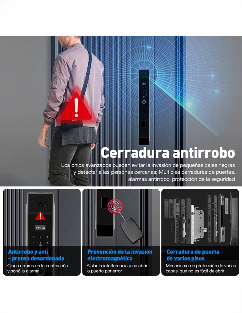 Cerradura inteligente video