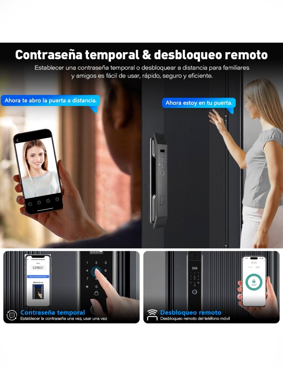 Cerradura inteligente video