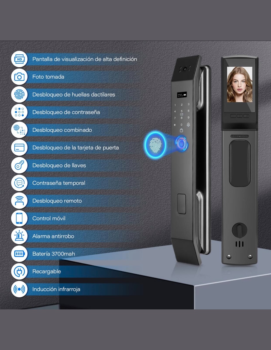 Cerradura inteligente video