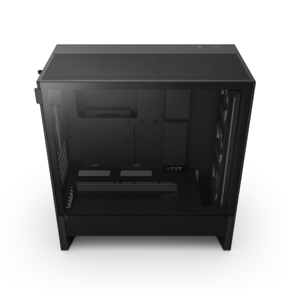  GABINETE NZXT H5 FLOW RGB EDITION NEGRO ATX S/FUENTE NEGRO