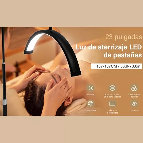 Lámpara Para Pestañas Microblading 3 Tonos Luz Led Ajustable