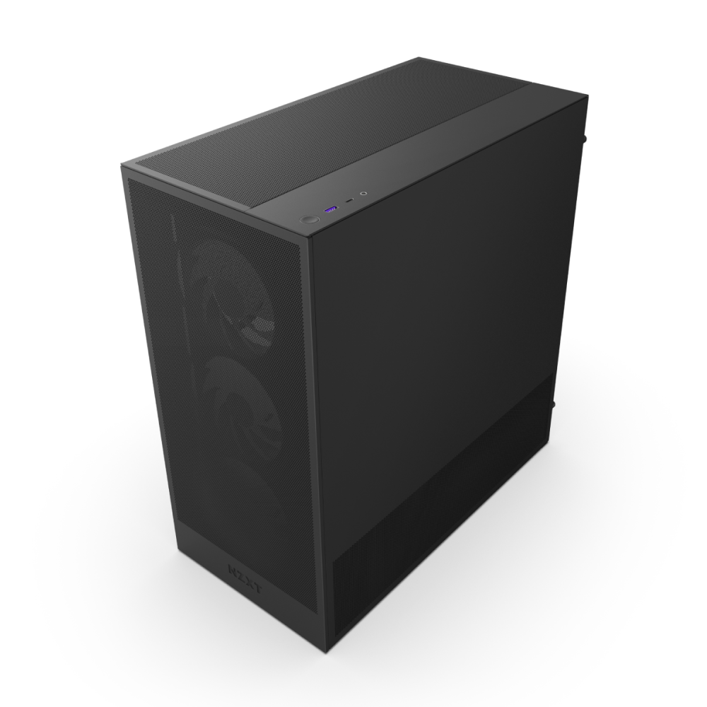  GABINETE NZXT H5 FLOW RGB EDITION NEGRO ATX S/FUENTE NEGRO