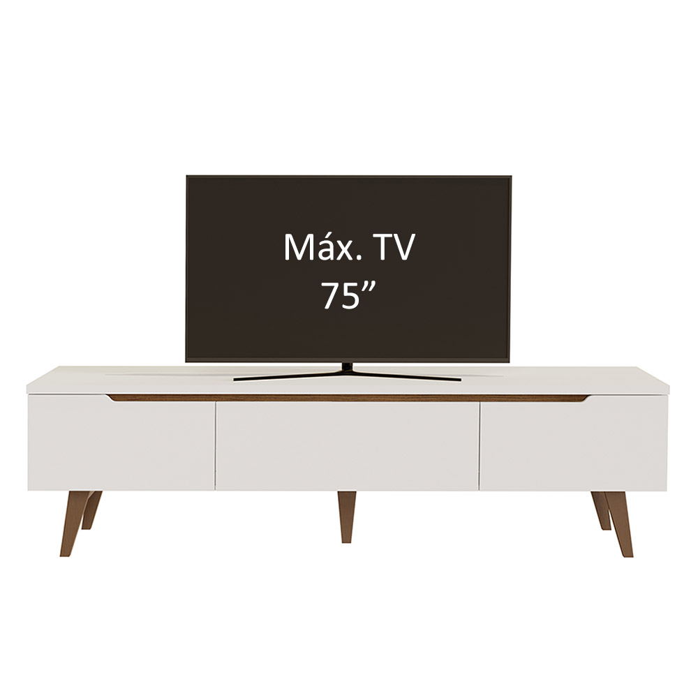 Mueble Mesa Para Tv Rack Reims Madesa Hasta 75'' BB