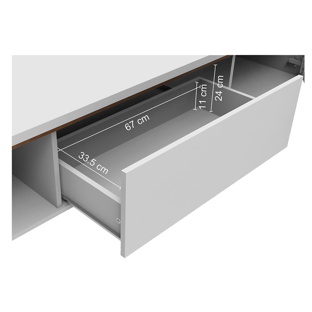 Mueble Mesa Para Tv Rack Reims Madesa Hasta 75'' BB
