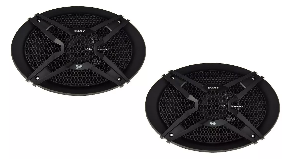 Par de altavoces Sony Xplod Triaxial 6x9 XS-GTF6939 420 W, color negro