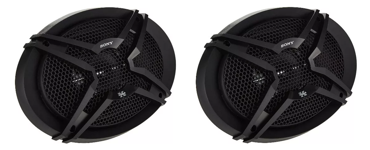 Par de altavoces Sony Xplod Triaxial 6x9 XS-GTF6939 420 W, color negro