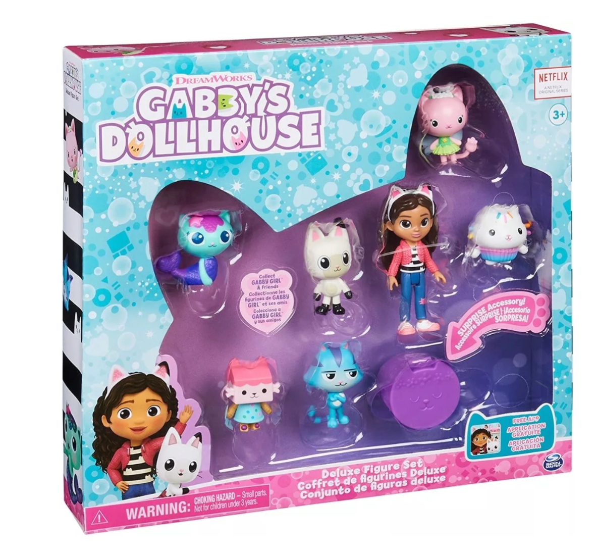 Gabby's Gaby Gaby Dollhouse 7 figuras Casa de muñecas