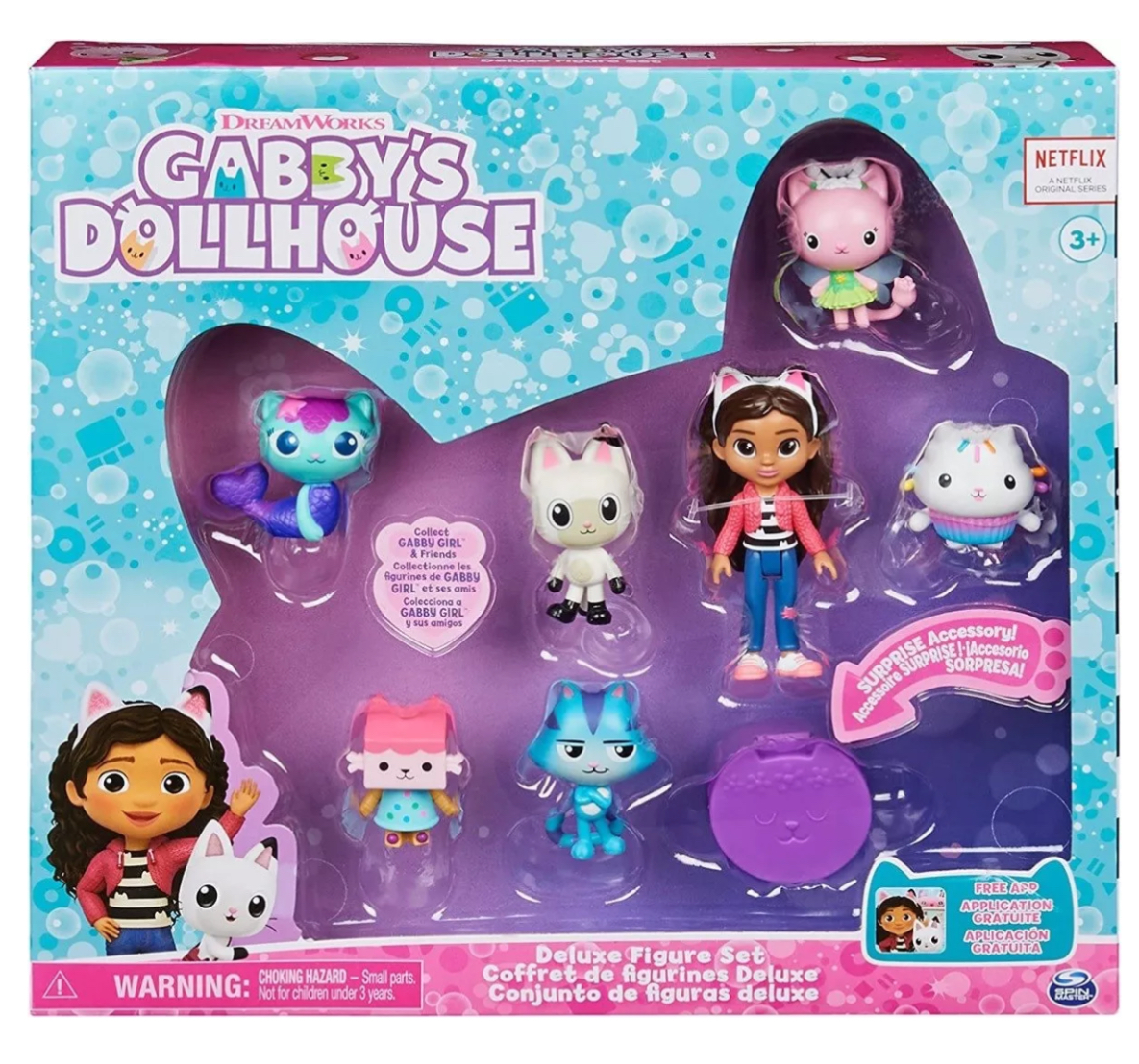 Gabby's Gaby Gaby Dollhouse 7 figuras Casa de muñecas