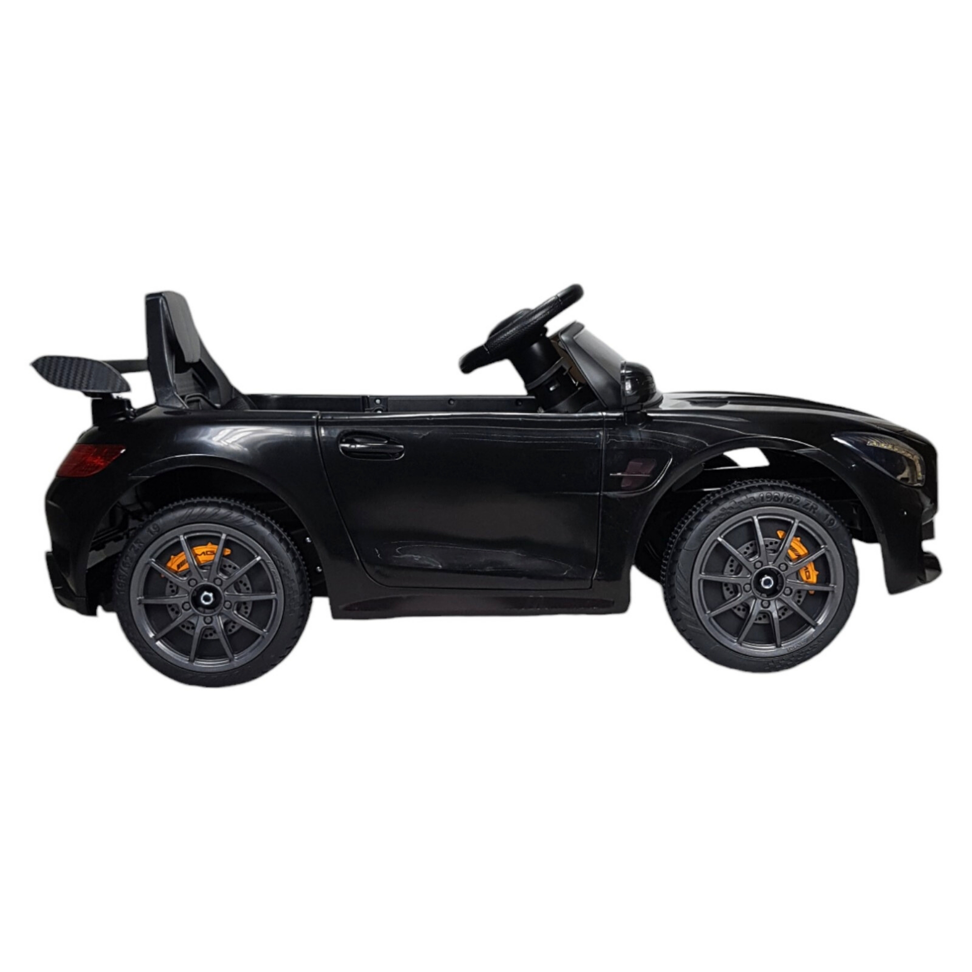 Montable Electrico para Niños Carro AMG con Control Remoto Luz Led 12v - Negro