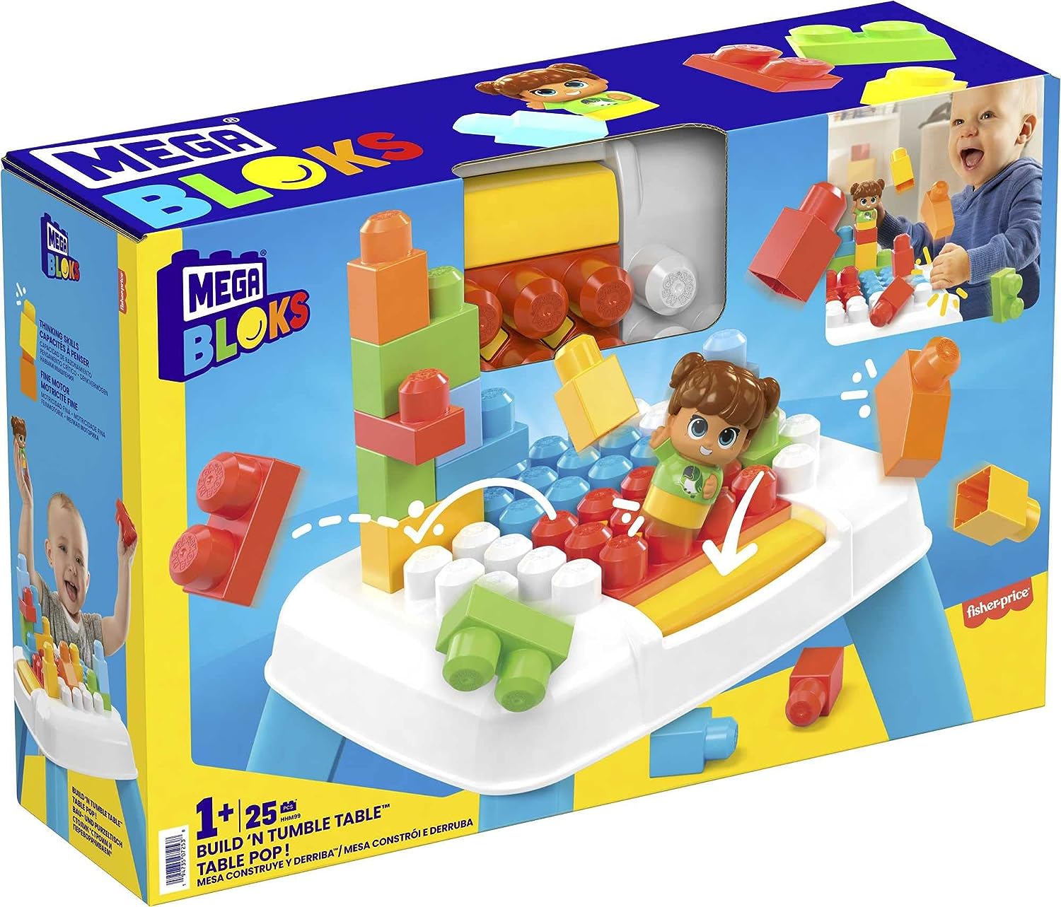 Juguete De Construcción Mega Bloks Mesa Construye Y Derriba