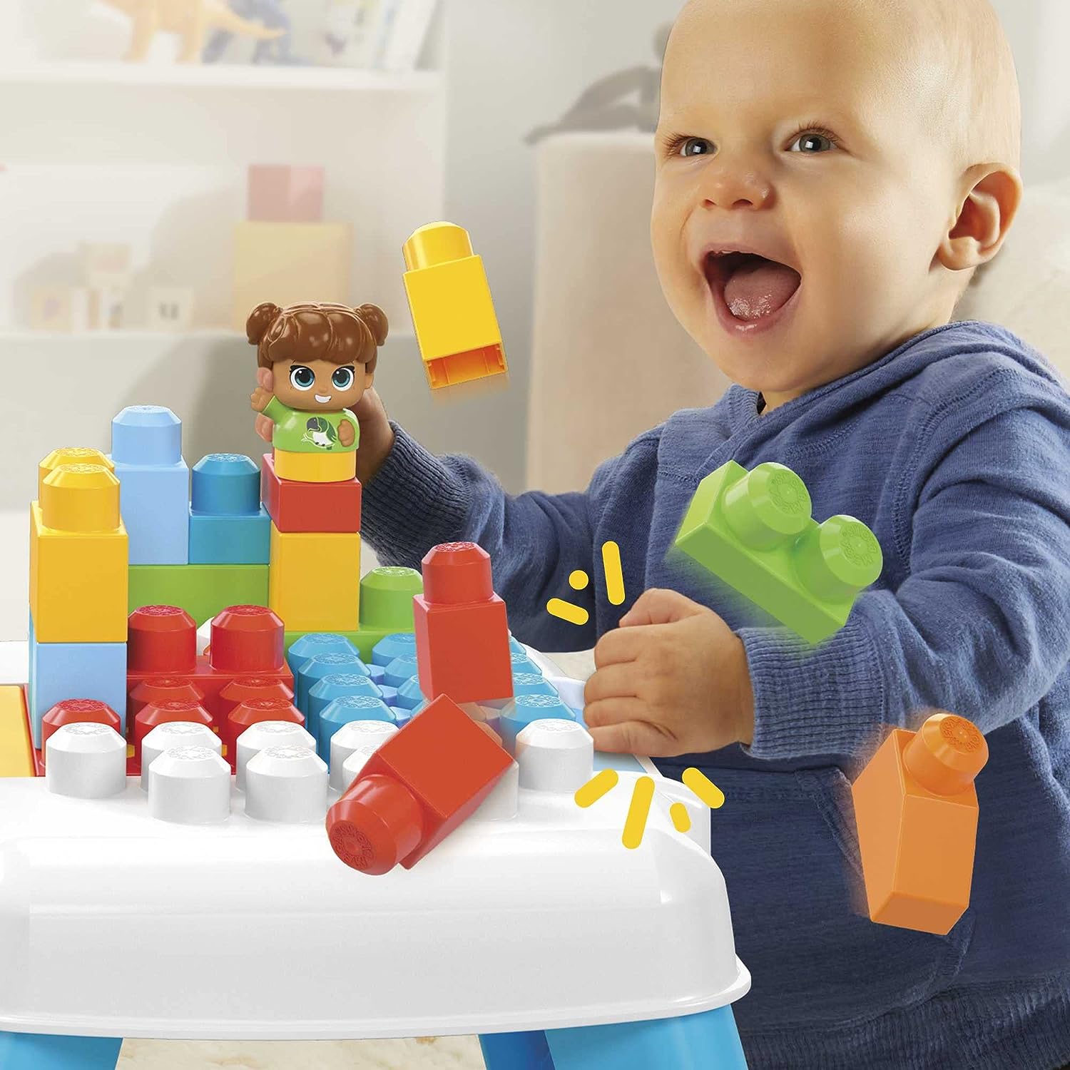 Juguete De Construcción Mega Bloks Mesa Construye Y Derriba
