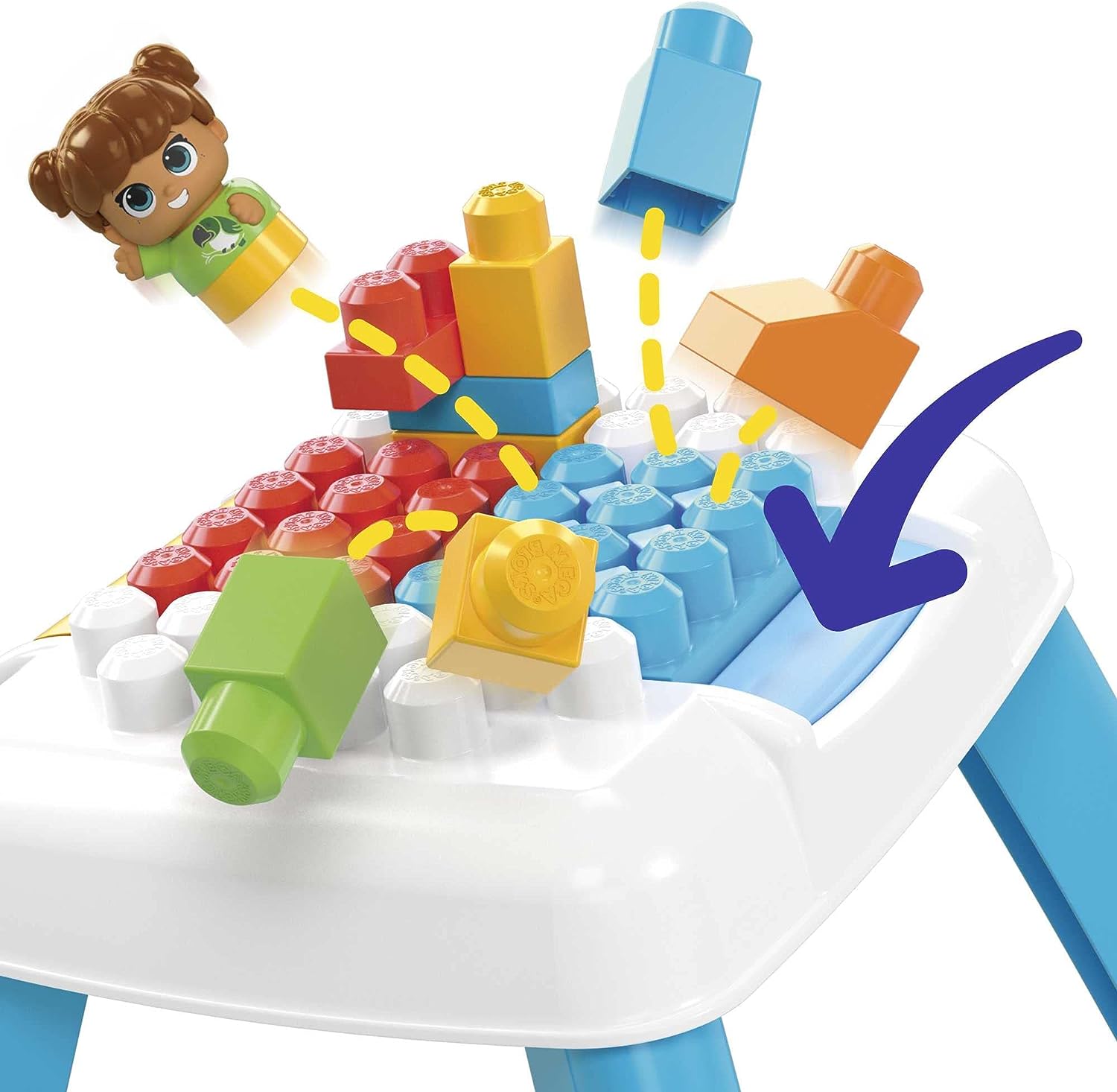 Juguete De Construcción Mega Bloks Mesa Construye Y Derriba