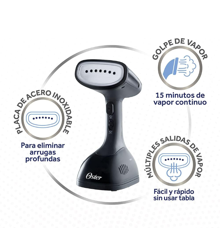 Plancha a vapor portátil 15 min de vapor continuo 