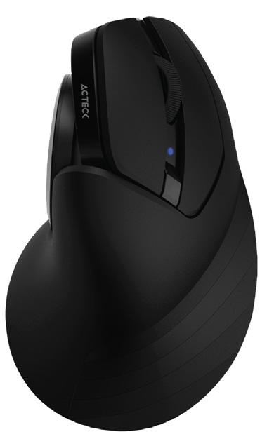 Mouse Gamer Ergonómico Acteck Óptico Optimize MI690, RF Inalámbrico, 2400DPI, Negro
