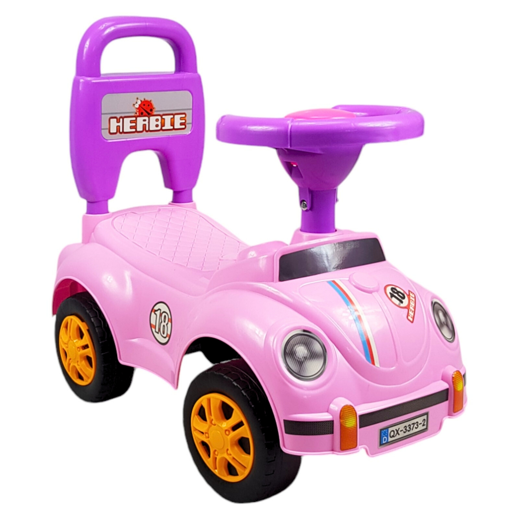 Montable para Niños Vocho Carrito Correpasillos de 51 cm Rosa