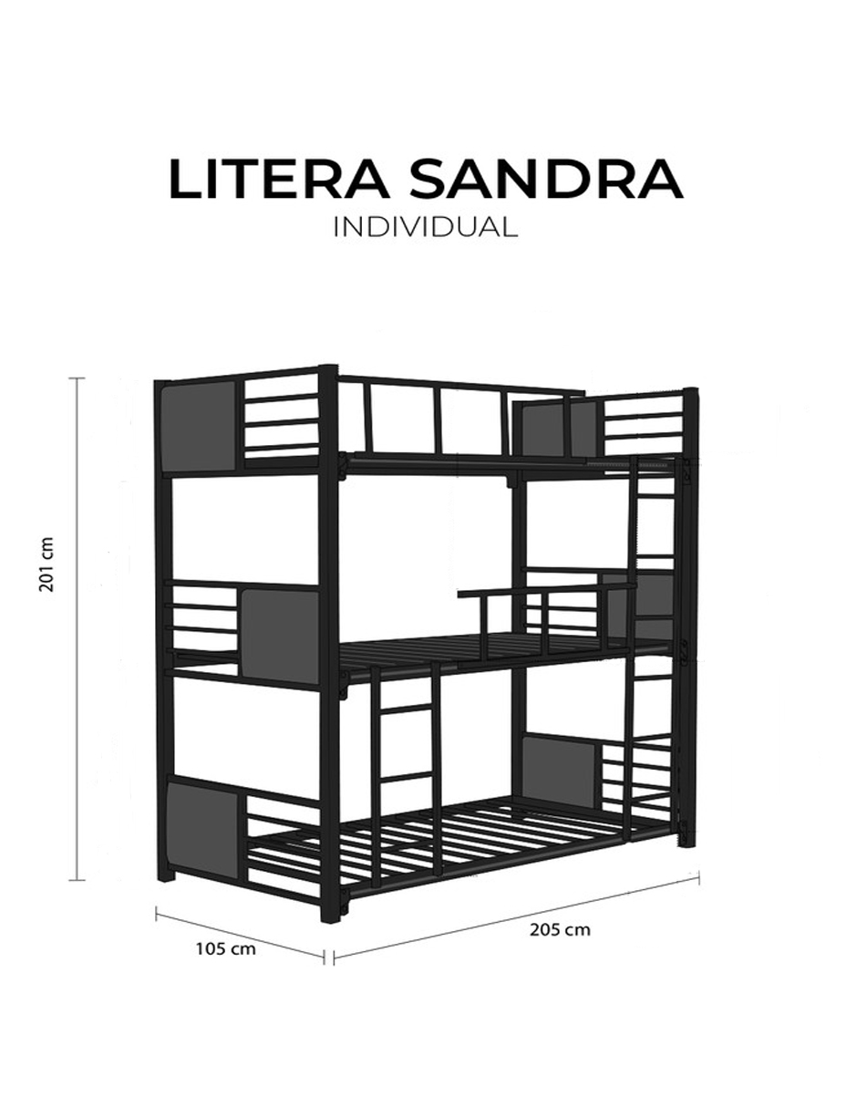 Litera  Triple Individual  Sandra.