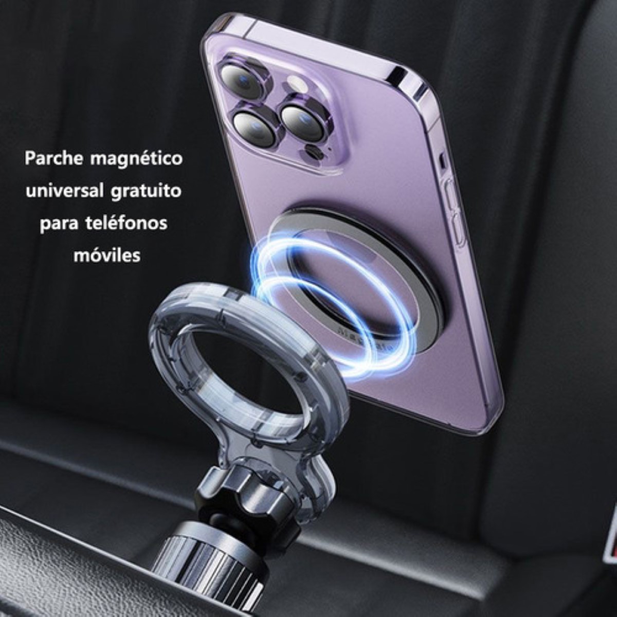 Soporte Magnético Celular Para Auto Magsafe Giratorio negro