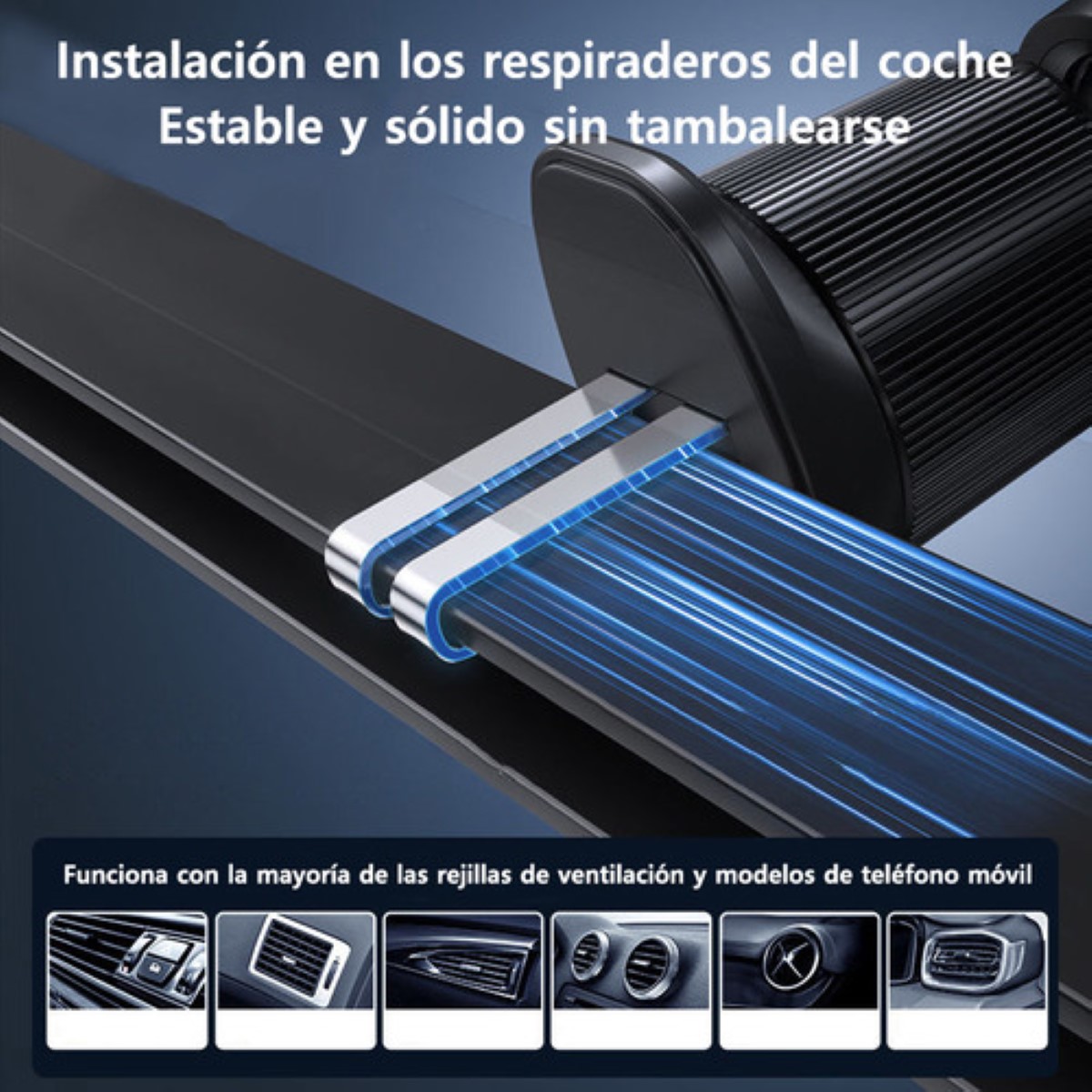 Soporte Magnético Celular Para Auto Magsafe Giratorio negro
