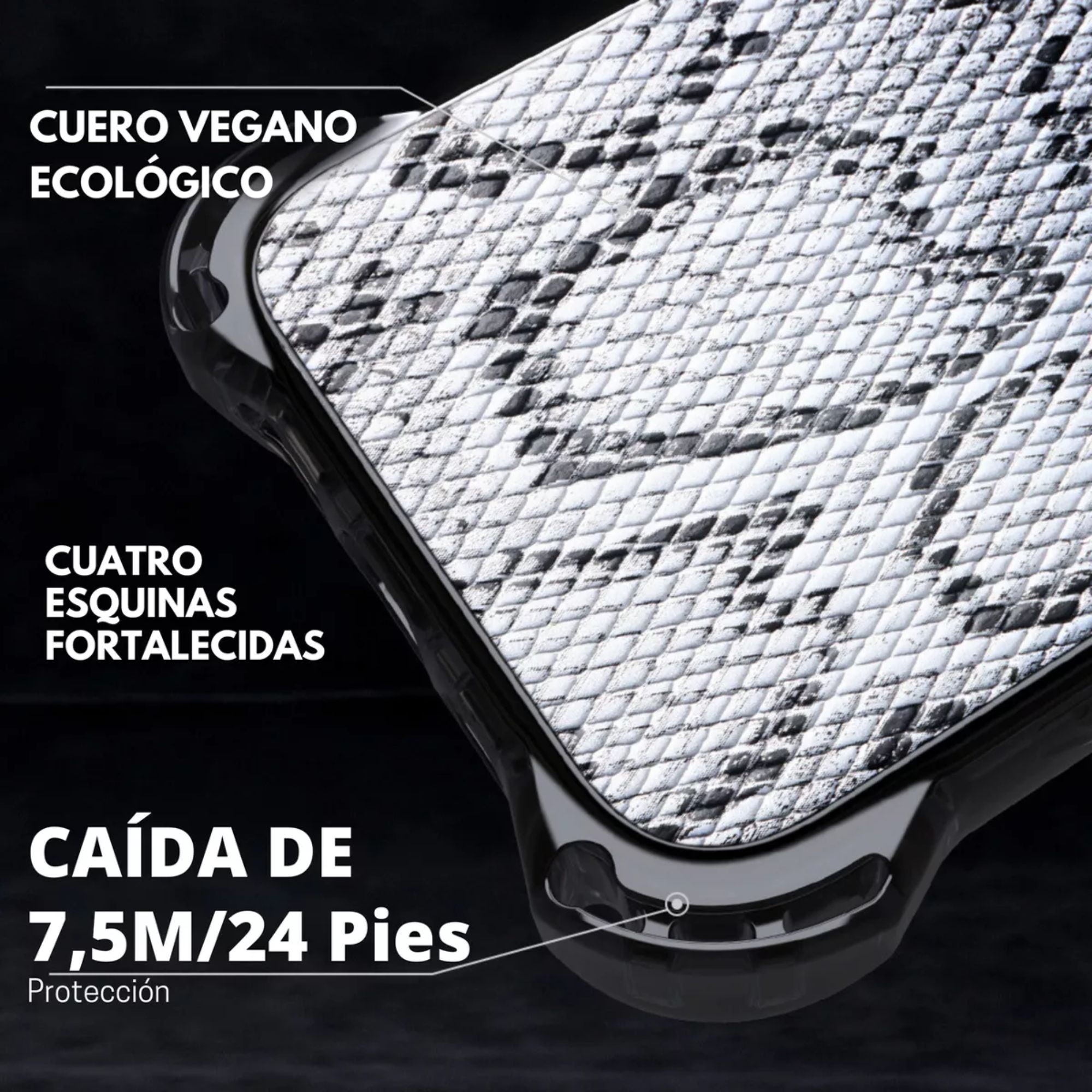 Funda para Smartphone de Piton Original Negro WD-1573