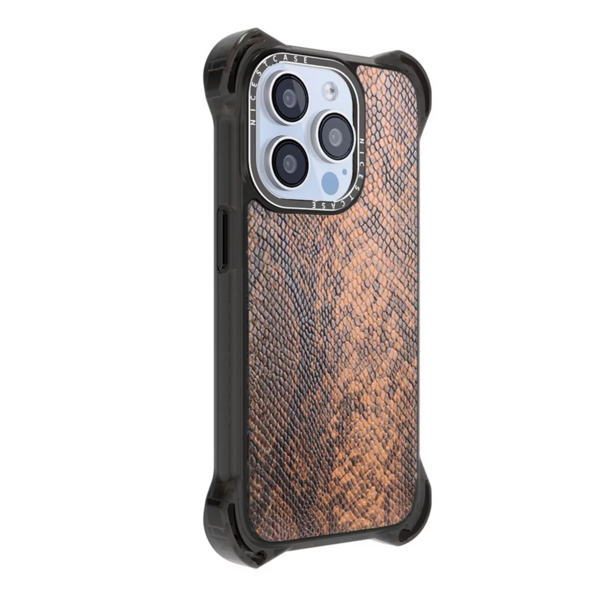 Funda Uso Rudo Para iPhone Ultra Bounce Animal Print Protector Compatible para iPhone 14 plus/15 plus / Estilo Boa