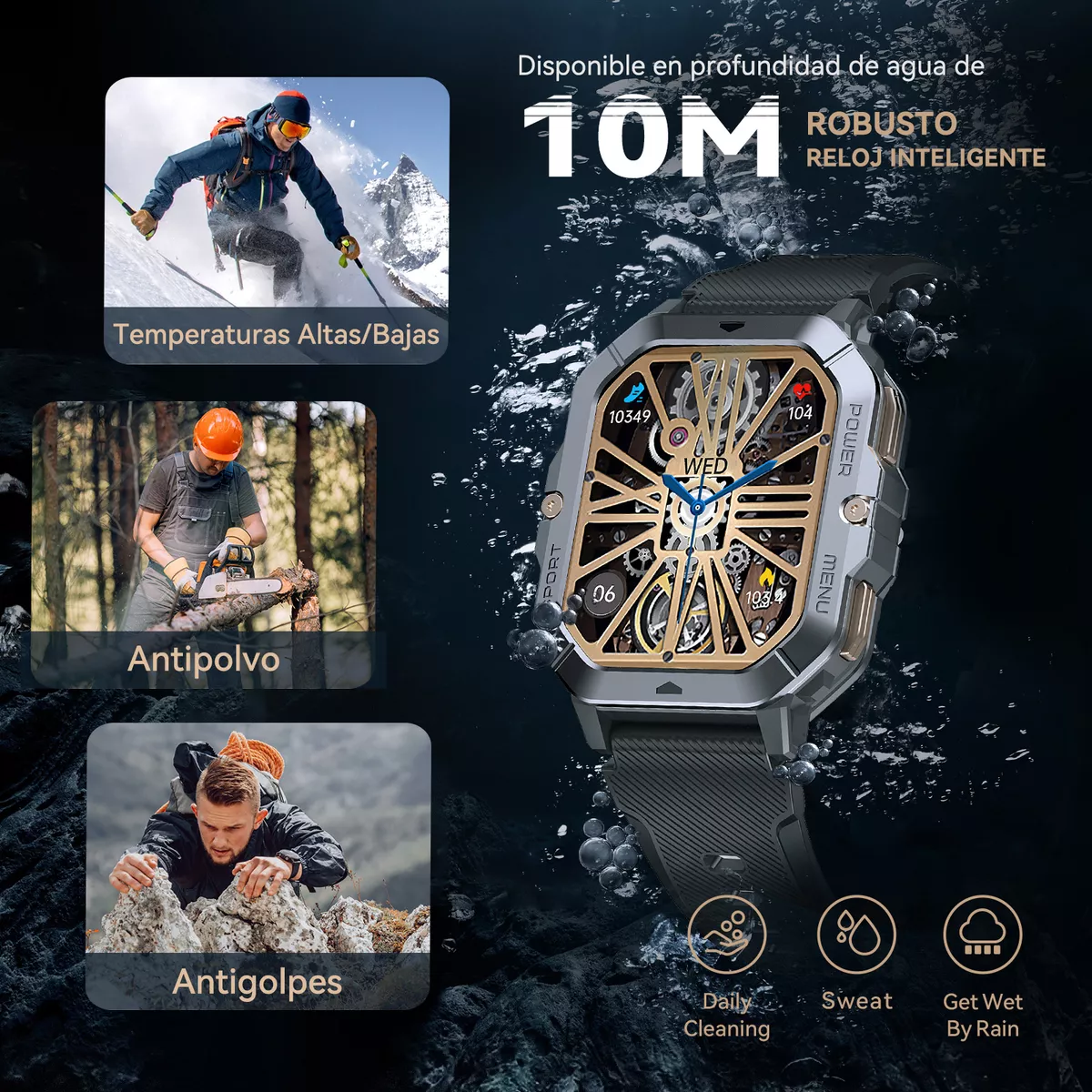 Reloj Inteligente Cubot Smartwatch C28 Resistente Al Agua