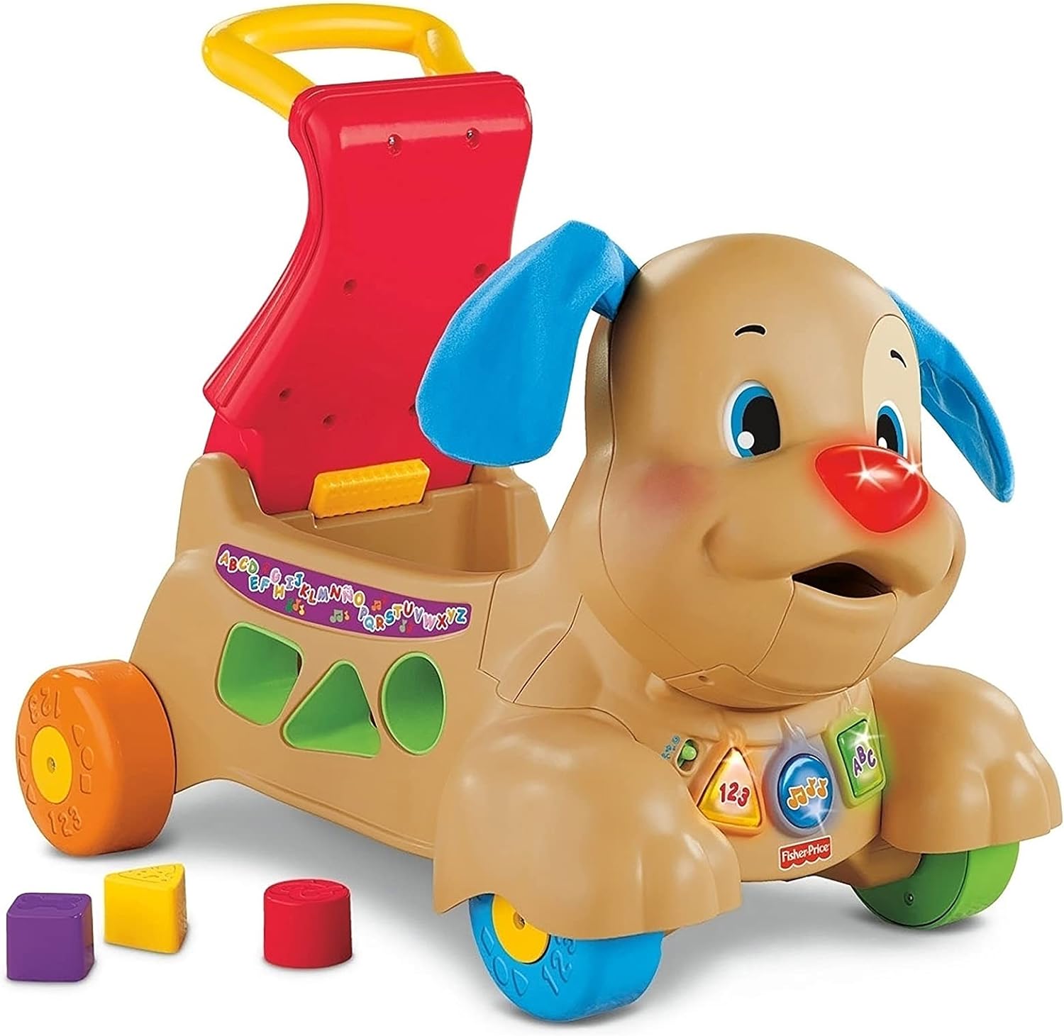 FISHER-PRICE, Andadera para Bebés Perrito Camina Conmigo, Ríe y