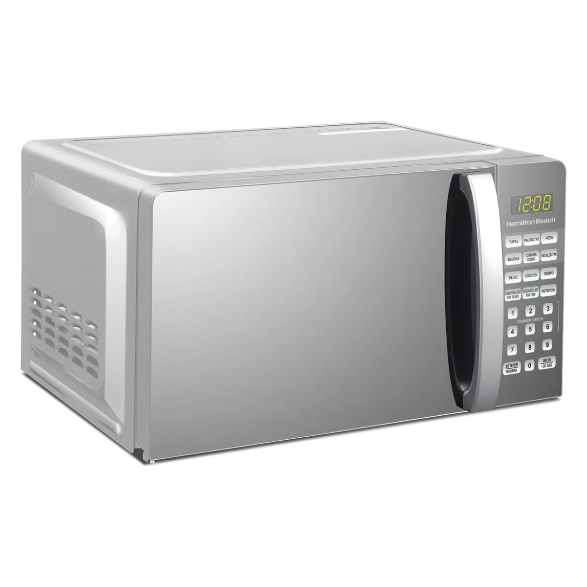 Horno Microondas Hamilton Beach HB-P70J17AL Potencia 1110W 19.8L - Plata/Ngo